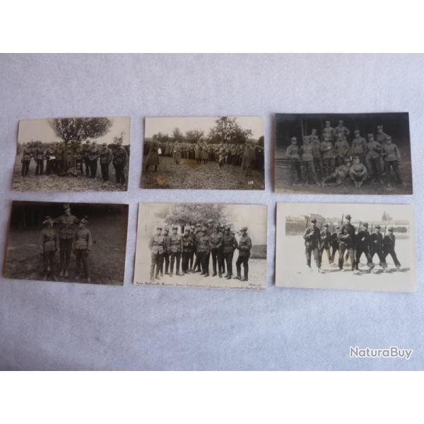 Ensemble CPA photo Suisse Militaria Militaire 1924