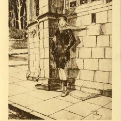 CPA illustr&eacute;e Fran&ccedil;ois MERCEY Guerre Mort vivant Patrie Satire RARE