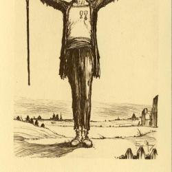 CPA illustr&eacute;e Fran&ccedil;ois MERCEY Guerre Mort vivant Patrie Satire RARE