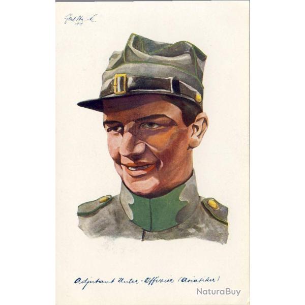 CPA illustr�e Emil NAFER Serie Schweizer milit�rtypen Suisses Guerre N�225