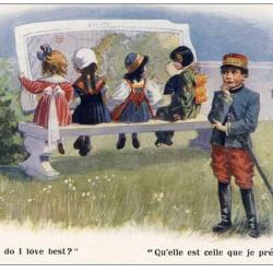 CPA illustr&eacute;e NASH A.A. S&eacute;ries TWO NINE THREE N&deg; 299 Humour Angleterre Guerre