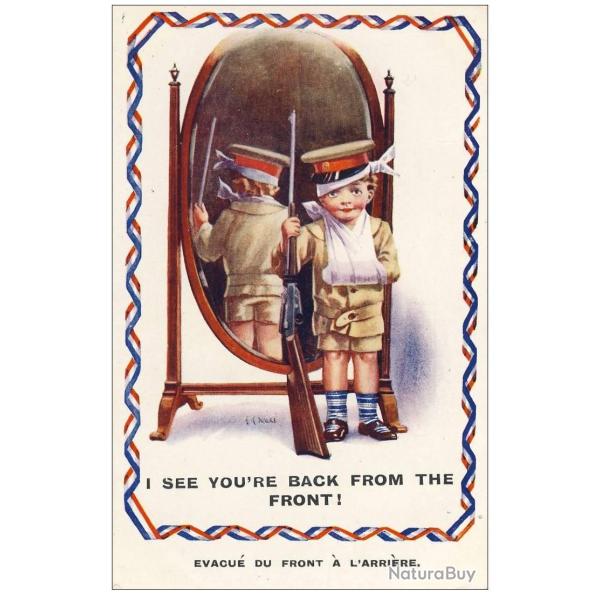 CPA illustr�e NASH A.A. S�ries BRITISH N� 892 Humour Angleterre Guerre