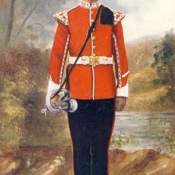 CPA MILITARIA illustrateur Oilette Sherwood Foresters Bugler
