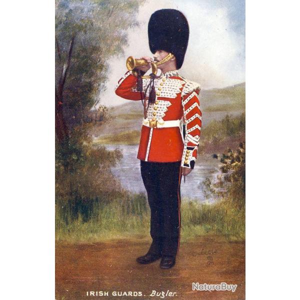 CPA MILITARIA illustrateur Oilette Irish Guards Bugler