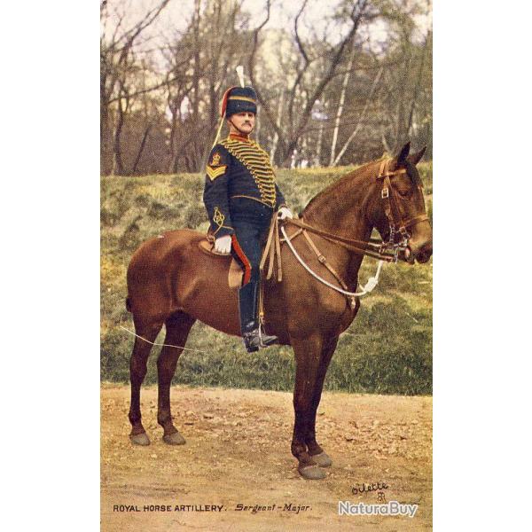 CPA MILITARIA illustrateur Oilette Royal Horse Artillery Sergeant Major