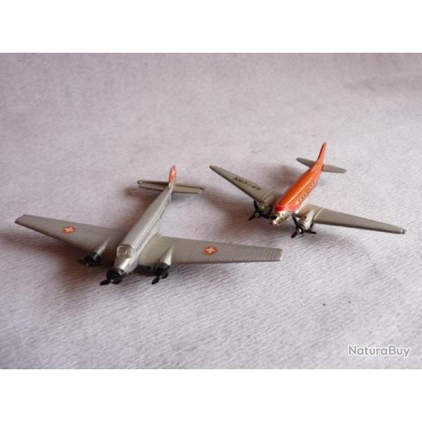 Avions miniatures SCHABAK Ju-52 1027 A-701 DC3 A106 Jouet