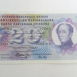 Billet 20 F Suisse 07-12-1974 neuf