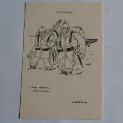 CPA Illustr&eacute;e FAIVRE Jules Abel 111 Guerre 1914-18