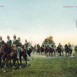 CPA Militaria Arm&eacute;e Suisse Cavalerie In Zugskolonne