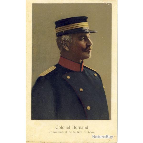 CPA Militaria Suisse Colonel Bornand Commandant 1�re division