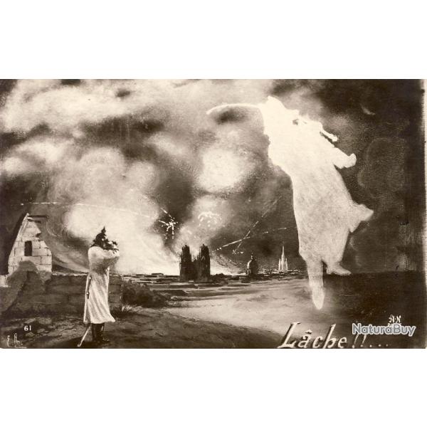 CPA Militaria Guerre Galerie Patriotique Satire anti allemande