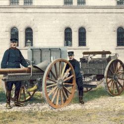 CPA militaria Arm&eacute;e Suisse Artillerie