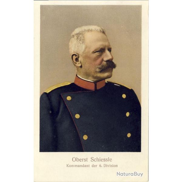 CPA Militaria Chef arm�e Suisse Oberst Schiessle 6�me division