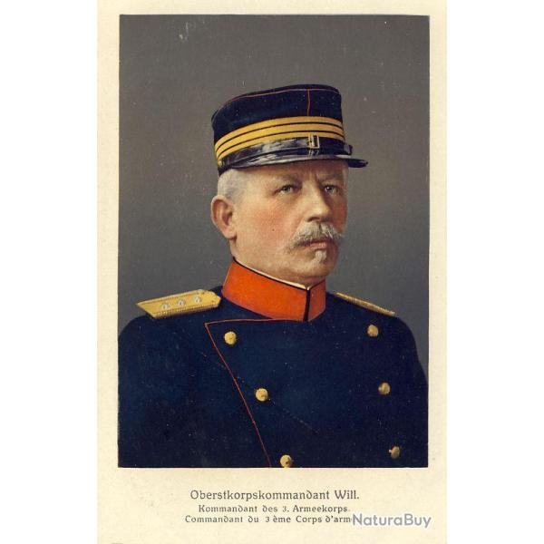 CPA Militaria Suisse Oberstkorpskommandant Will Commandant