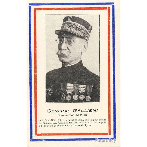 CPA militaria Guerre G�n�ral Galli�ni Gouverneur de Paris