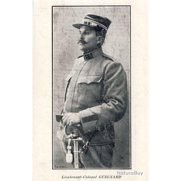 CPA militaria Guerre Lieutenant Colonel GUIGNARD Suisse SADAG