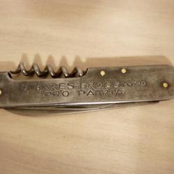 Ancien Canif Couteau Knife Publicité Cigares FROSSARD Suisse