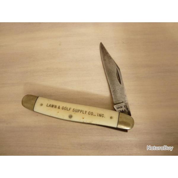 Rare Canif Couteau Knife Publicit� LAWN & GOLF CASE XX USA