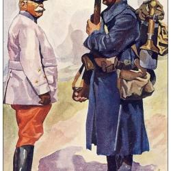 CPA illustr&eacute;e &Eacute;mile HUBERT Suisse Guerre N&deg;3 Soldats