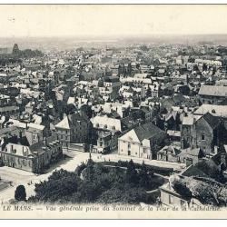 CPA 72 SARTHE Le Mans Vue g&eacute;n&eacute;rale + Tampon militaire
