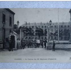 CPA 72 SARTHE MAMERS La caserne du 115e R&eacute;giment d&acute;Infanterie Militaire