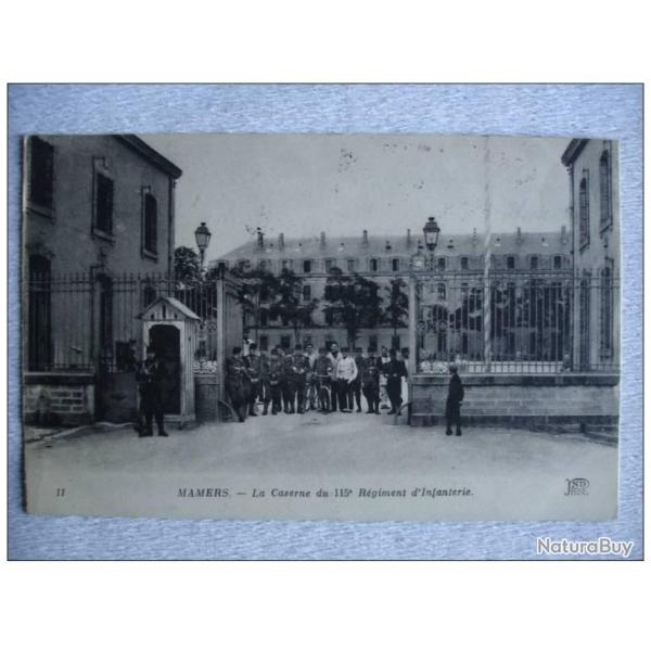 CPA 72 SARTHE MAMERS La caserne du 115e R�giment d�Infanterie Militaire