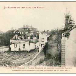 CPA 88 VOSGES Saint Di&eacute; Guerre 1914 Maison Trimbach
