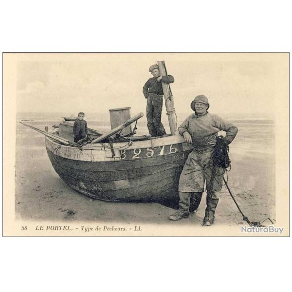 CPA 62 Pas de Calais Le Portel Bateau de p�cheurs