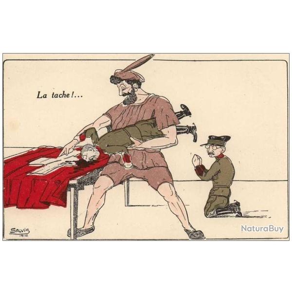 CPA illustr�e SALVIC Politique Justice Suisse Guerre