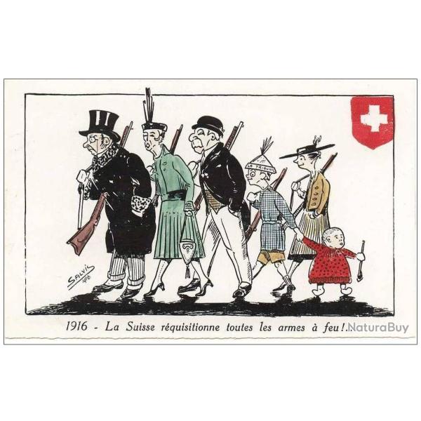 CPA illustre SALVIC Politique Justice Suisse Guerre