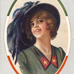 CPA illustr&eacute;e VILLANI Italien Italie Guerre Propagande