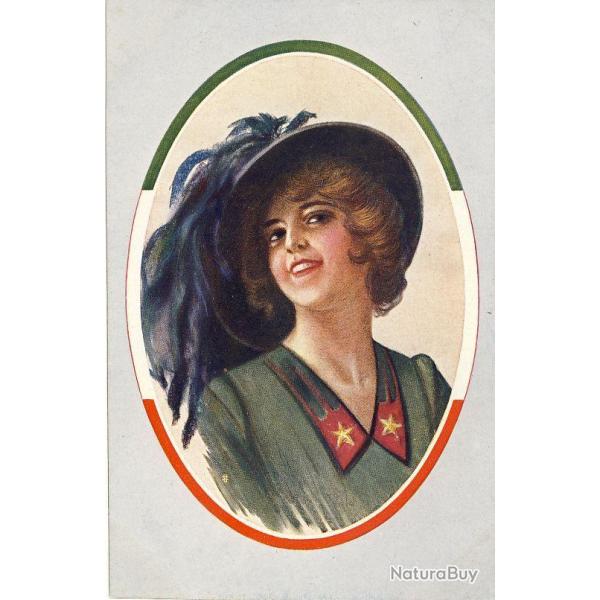 CPA illustr�e VILLANI Italien Italie Guerre Propagande