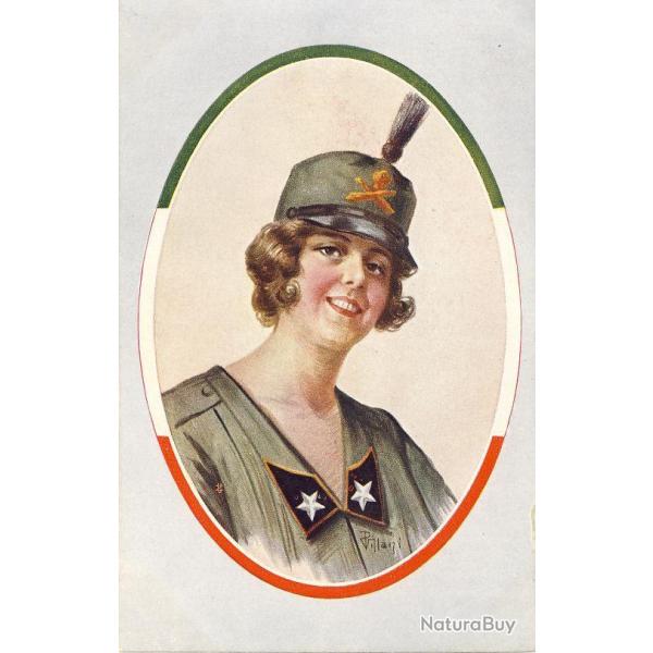 CPA illustr�e VILLANI Italien Italie Guerre Propagande