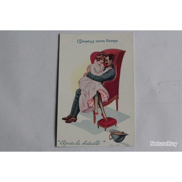 CPA illustr�e SAGER Xavier �ternelle petite guerre