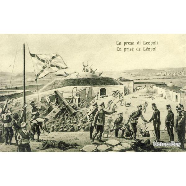 CPA Illustr�e Italie La prise de L�opol Guerre 1914-18