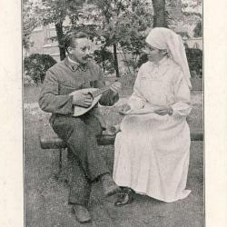 CPA Militaria Aveugle Famille du Rameau d'Olivier N&deg;19 Gustave Truy