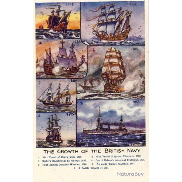 CPA Militaria Illustration bateau Oilette tuck's Navy