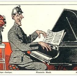 CPA Illustrateur CHATILLON Soldat Humour Satire Guerre