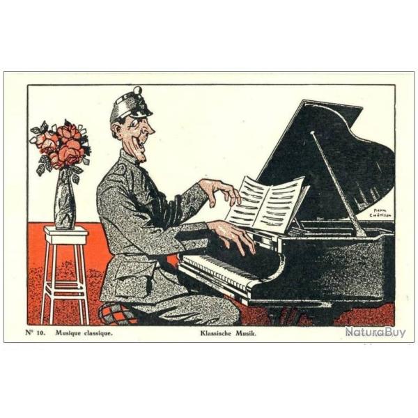 CPA Illustrateur CHATILLON Soldat Humour Satire Guerre