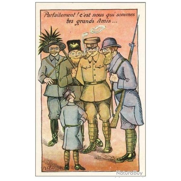 CPA Illustrateur CLOSUIT - Alli�s Satire - Guerre