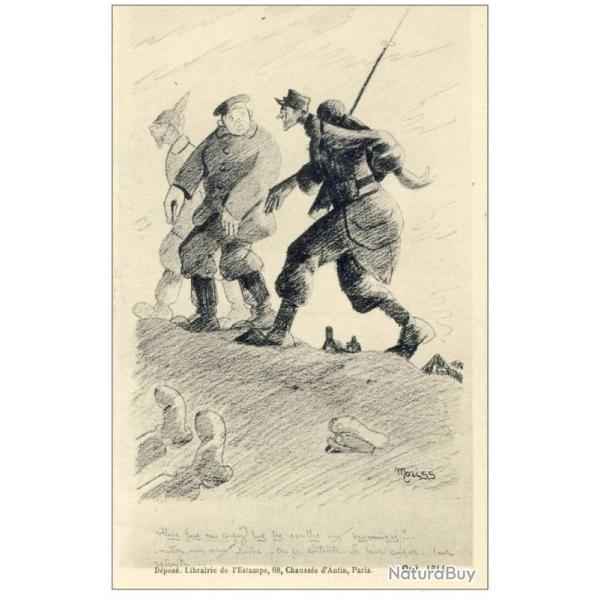 CPA Illustrateur MORISS - Oct 1914 Satire - Guerre
