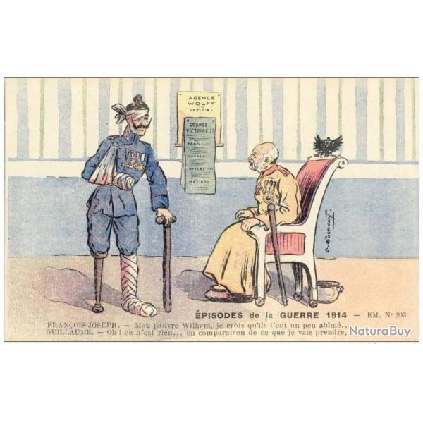 CPA Illustrateur GOURNAY �pisode de la guerre Satire