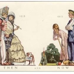 CPA Illustrateur Fred LEIST Guerre Humour anglais chien