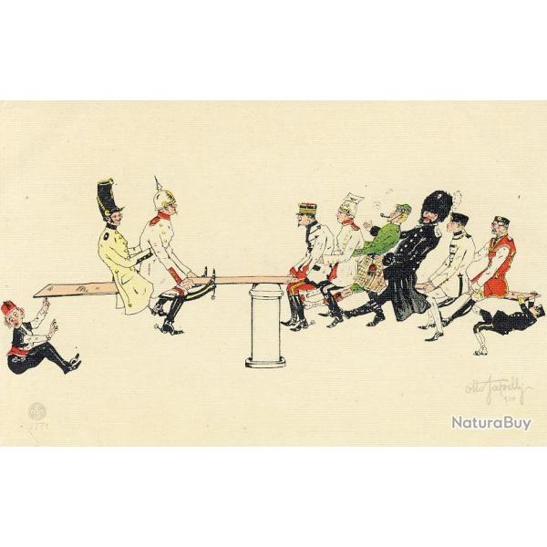 Illustrateur OTTOFAPELLY (Italien) Satire Humour Guerre