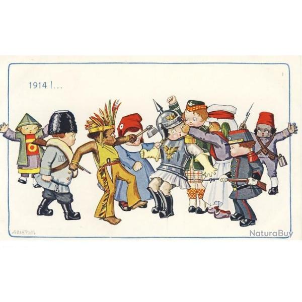 CPA illustr�e BERTIGLIA A. Italie Propagande Guerre