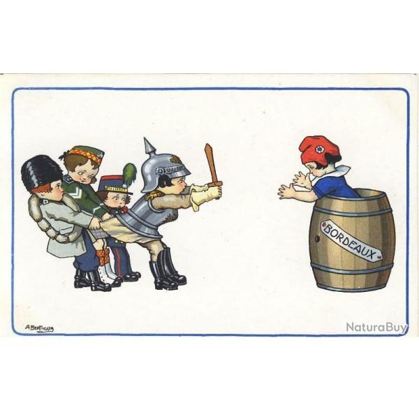 CPA illustr�e BERTIGLIA A. Italie Propagande Guerre