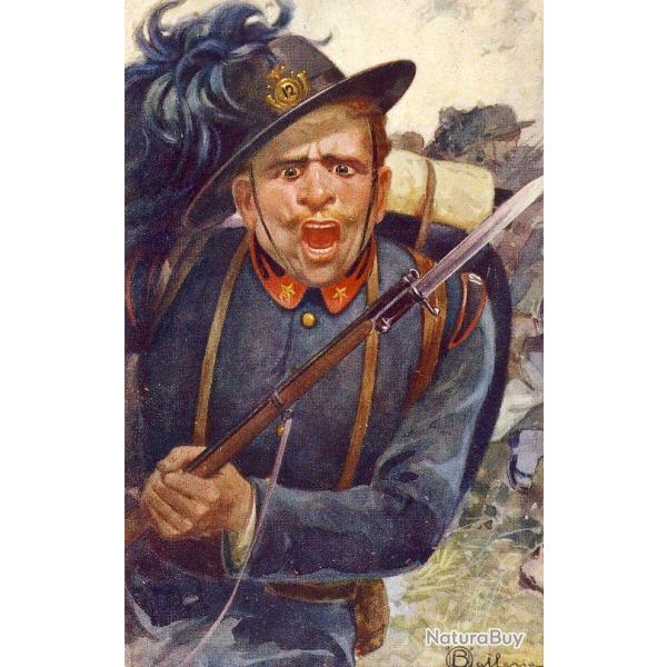 CPA illustr�e BALLERIO Osvaldo Italie Propagande Guerre