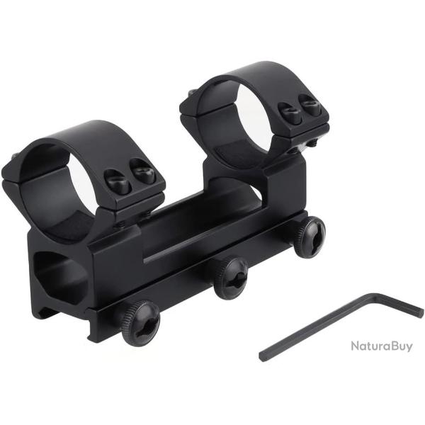 Montage monobloc 30mm pour Weaver Picatinny 20mm - Livraison gratuite et rapide