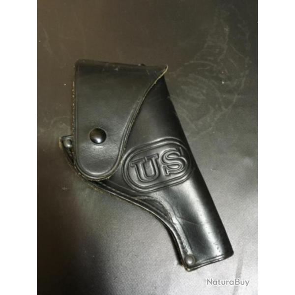 tui cuir holster pour revolver 4 pouces 100% d'origine rglementaire us Army Vietnam