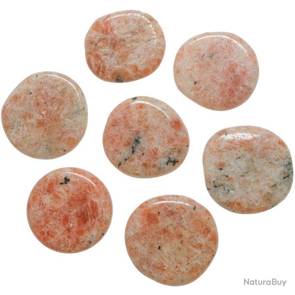 Galet plat pierre de soleil - A l'unit�